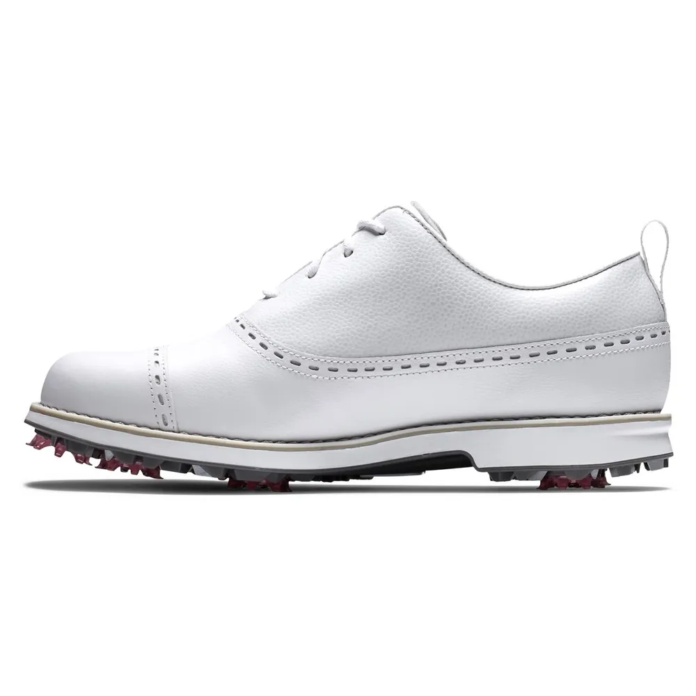 Women's Premiere Series Spiked Golf Shoe - White