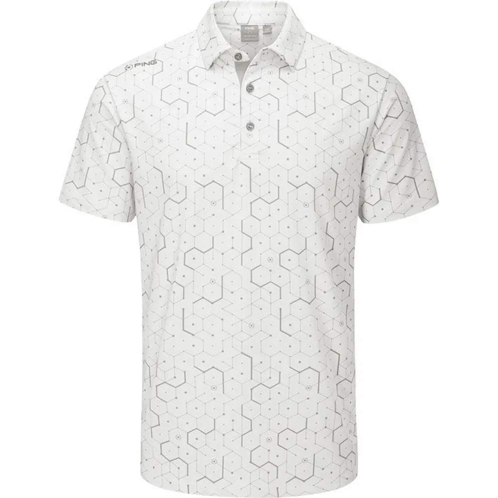 Men's Geo Short Sleeve Polo