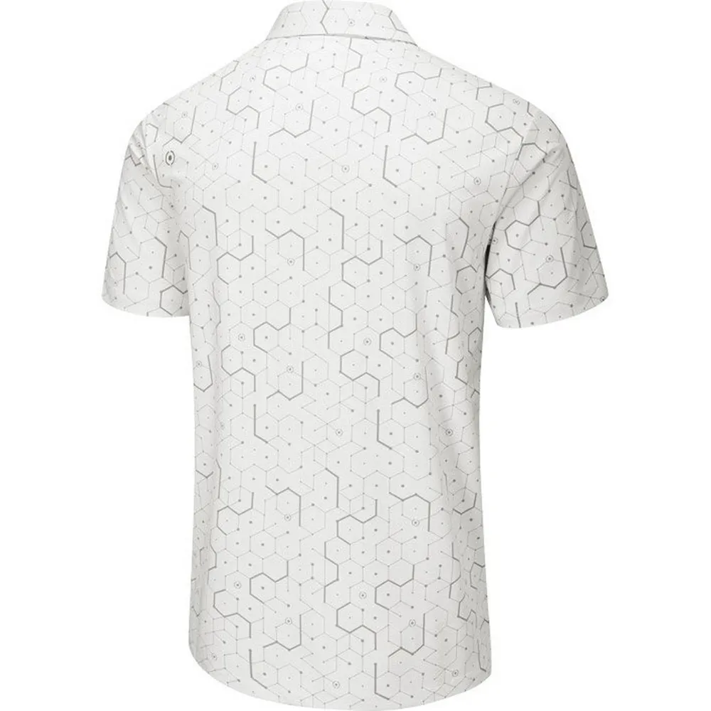 Men's Geo Short Sleeve Polo