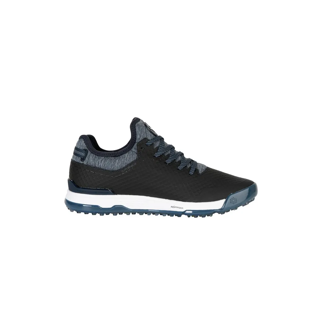 Men's PROADAPT Alphacat Spikeless Golf Shoe- Black/Navy/Yellow