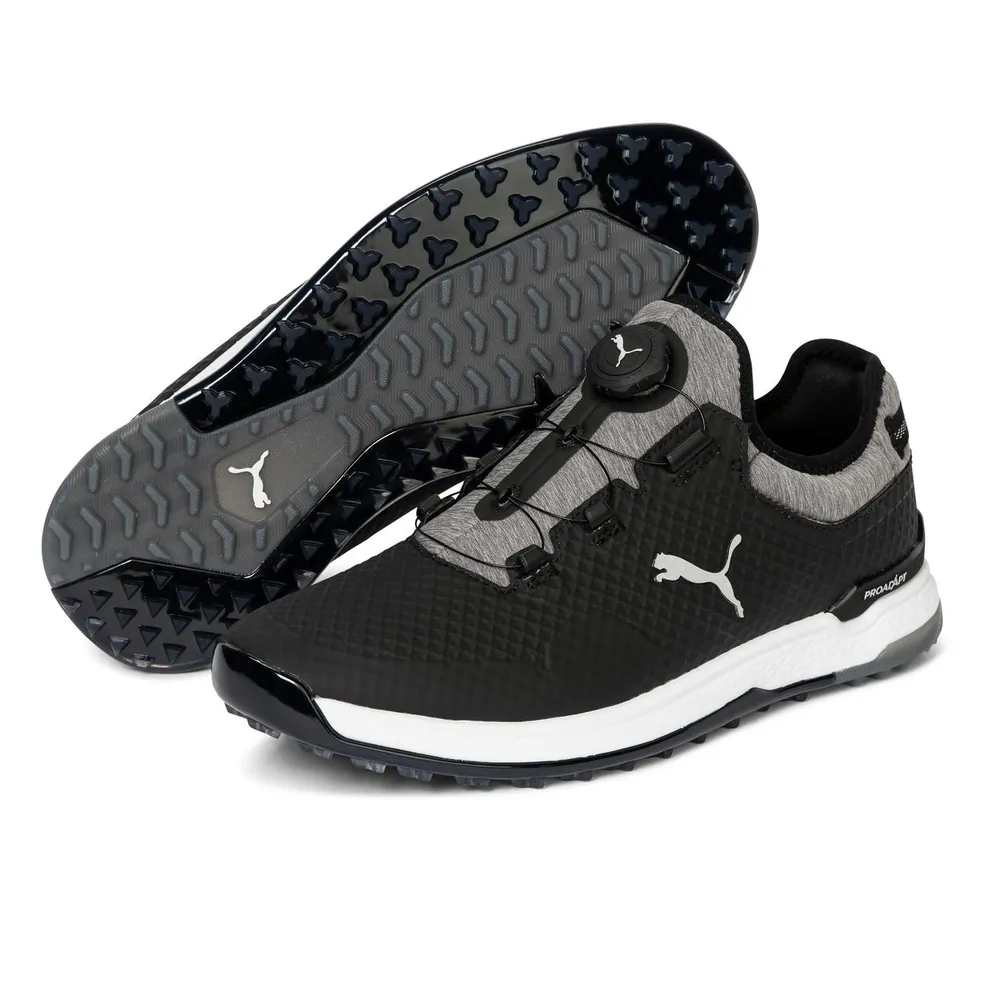 Men's PROADAPT Alphacat Disc Spikeless Golf Shoe- Black/Grey