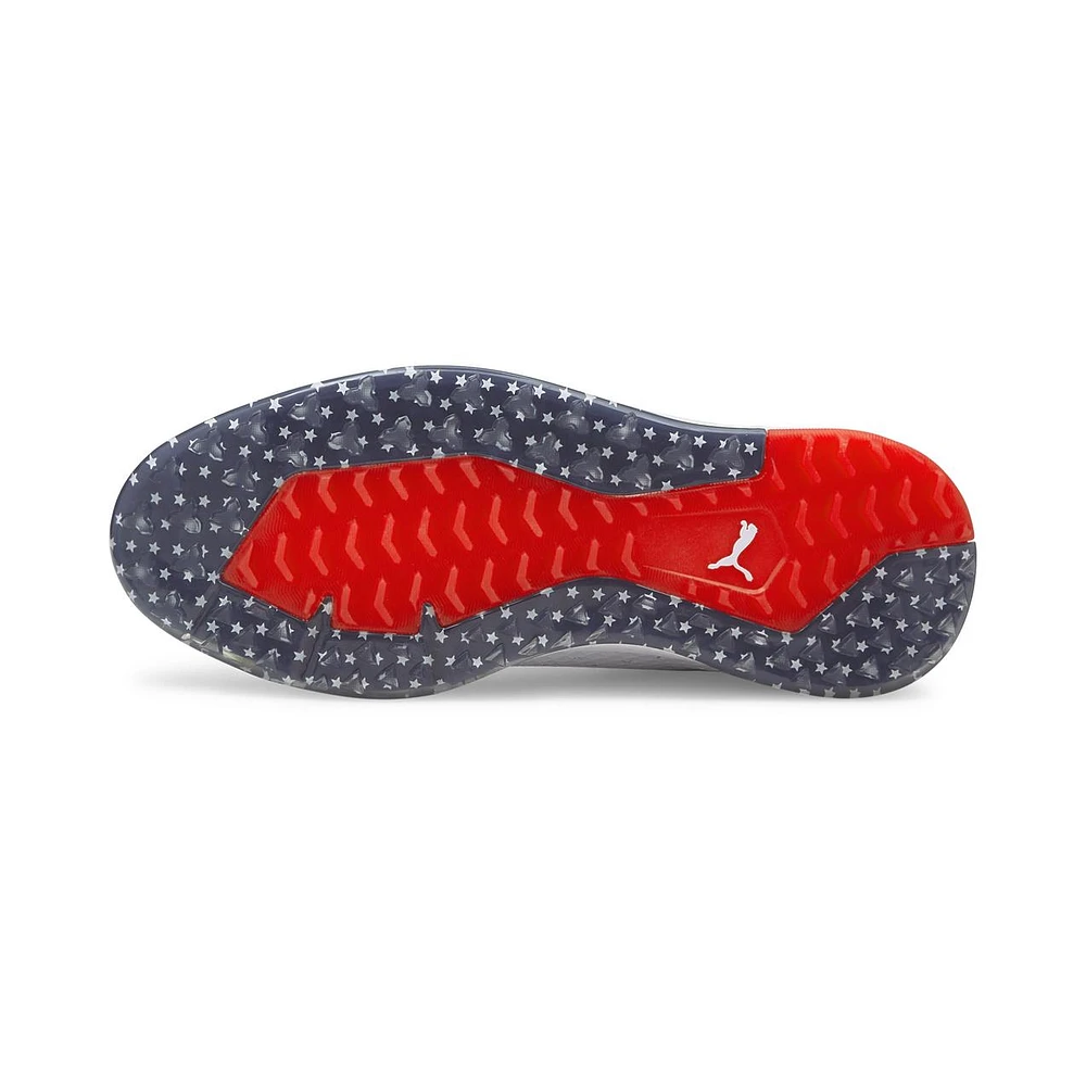 Limited Edition - Men's PROADAPT Alphacat Love Golf/H8 Spikeless Golf Shoe- White/Grey/Red