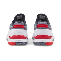 Limited Edition - Men's PROADAPT Alphacat Love Golf/H8 Spikeless Golf Shoe- White/Grey/Red