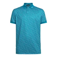 Men's Tour Tech Print Regular Fit Short Sleeve Polo