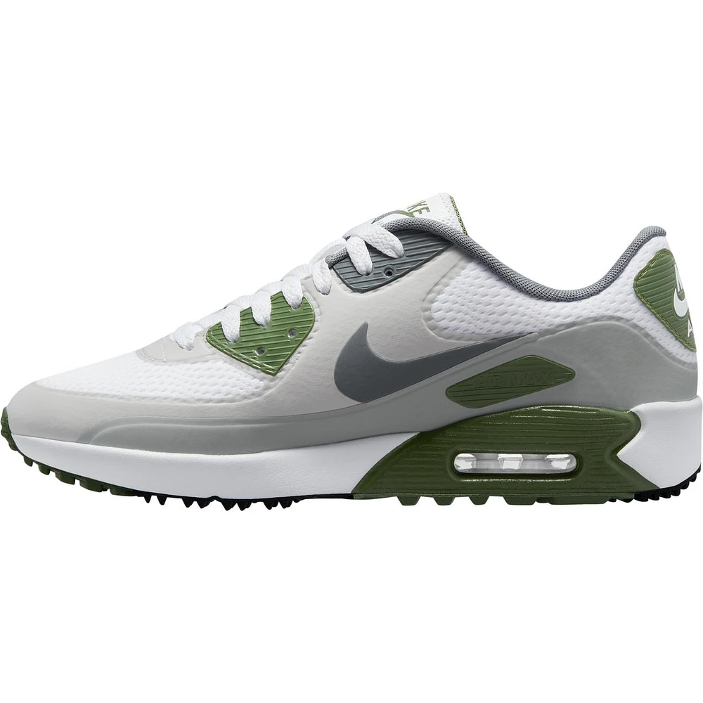 Air Max 90 G Spikeless Golf Shoe - White/Grey/Green