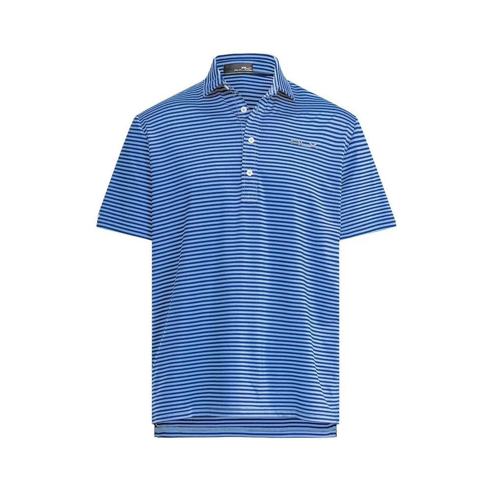 Men's Airflow Stripe Short Sleeve Polo