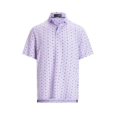 Men's Airflow Swordfish Print Short Sleeve Polo