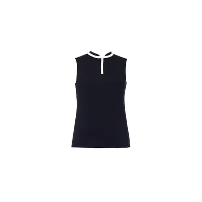 Women's Mock Neck Sleevless Top