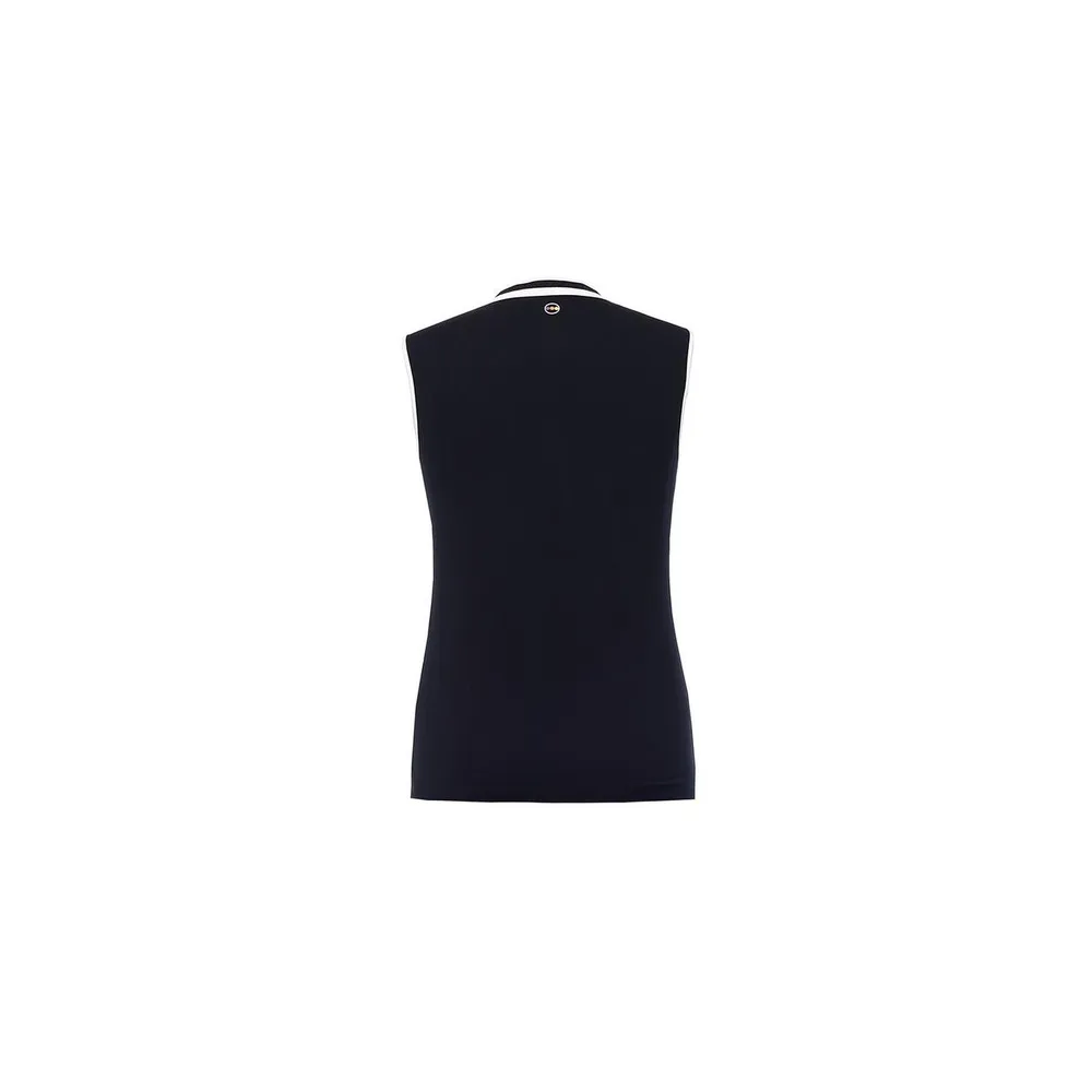 Women's Mock Neck Sleevless Top