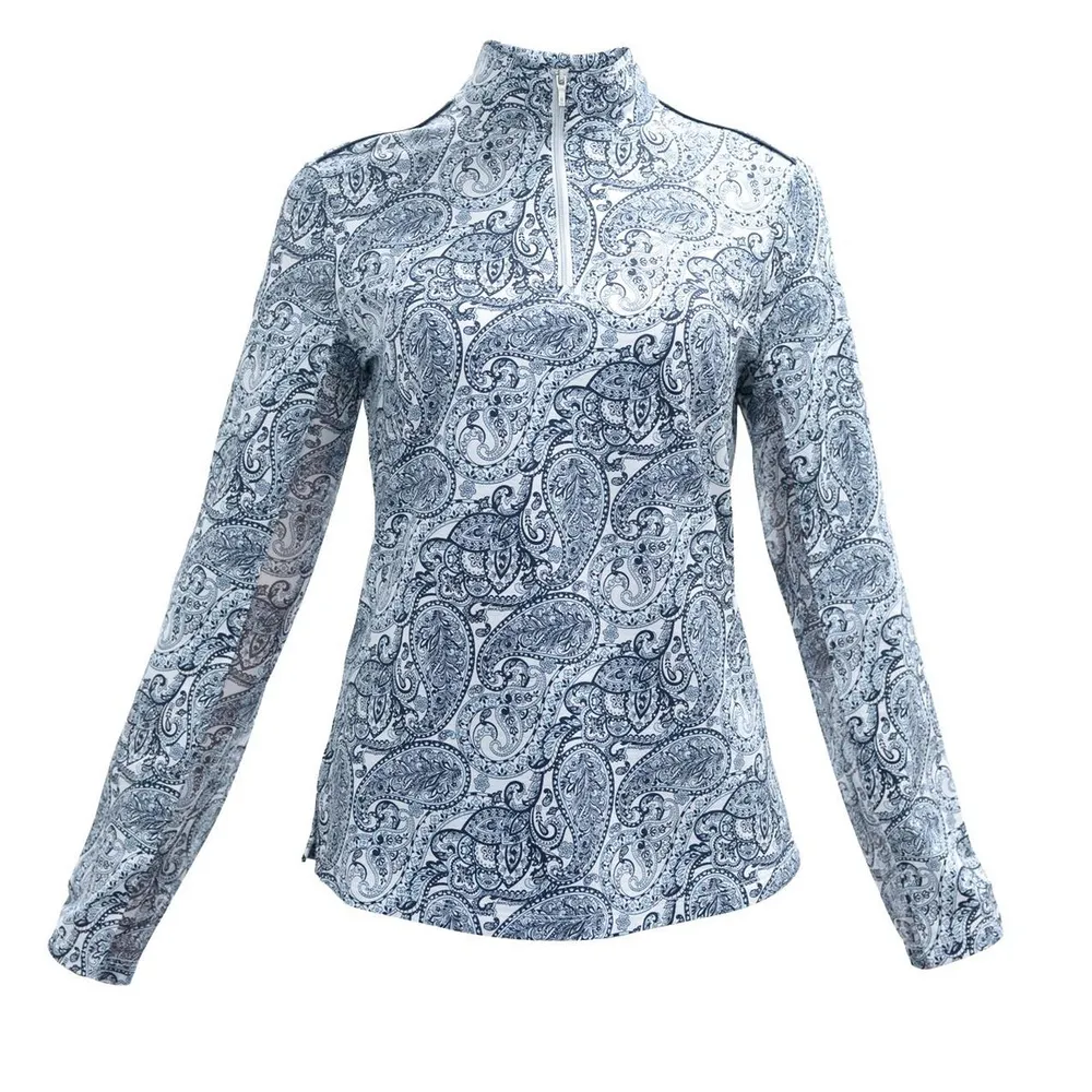 Women's Ligia Mock Printed Longsleeve Top