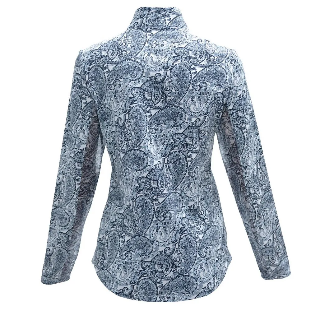 Women's Ligia Mock Printed Longsleeve Top