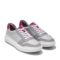 Women's Grandpro Am Spikeless Golf Shoe - Grey/Pink