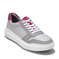 Women's Grandpro Am Spikeless Golf Shoe - Grey/Pink