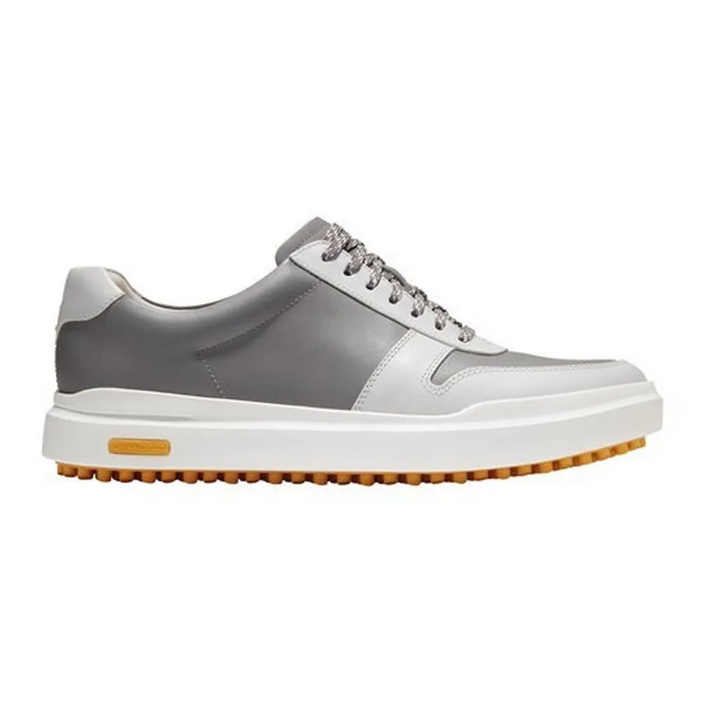 Men's Grandpro Am Spikeless Golf Shoe - Grey/White/Yellow
