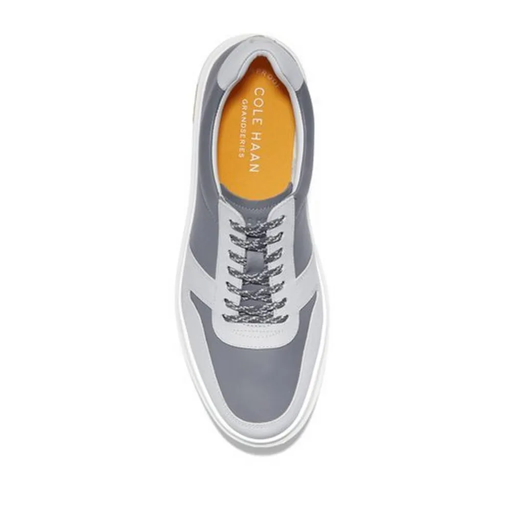 Men's Grandpro Am Spikeless Golf Shoe - Grey/White/Yellow