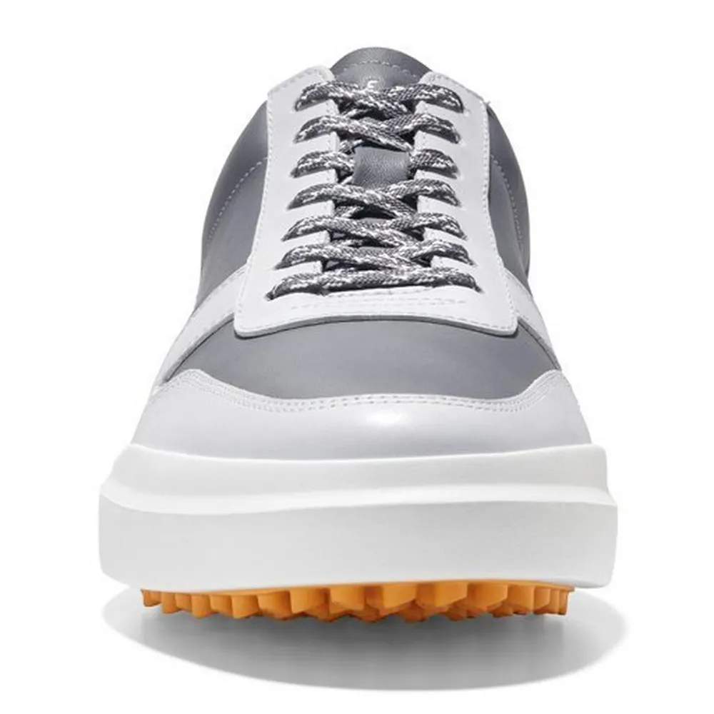 Men's Grandpro Am Spikeless Golf Shoe - Grey/White/Yellow