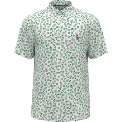 Men's Lemonade Print Short Sleeve Polo