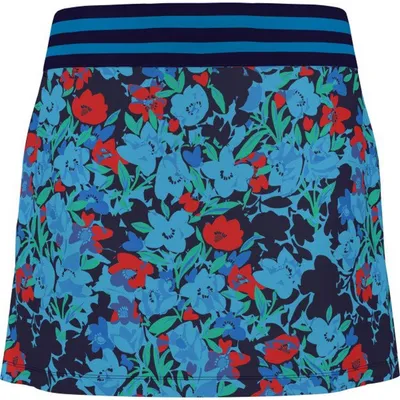 Women's Floral Print 15 Inch Skort