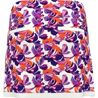 Women's Conversational Parrot Print 15 Inch Skort