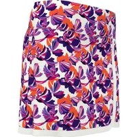 Women's Conversational Parrot Print 15 Inch Skort