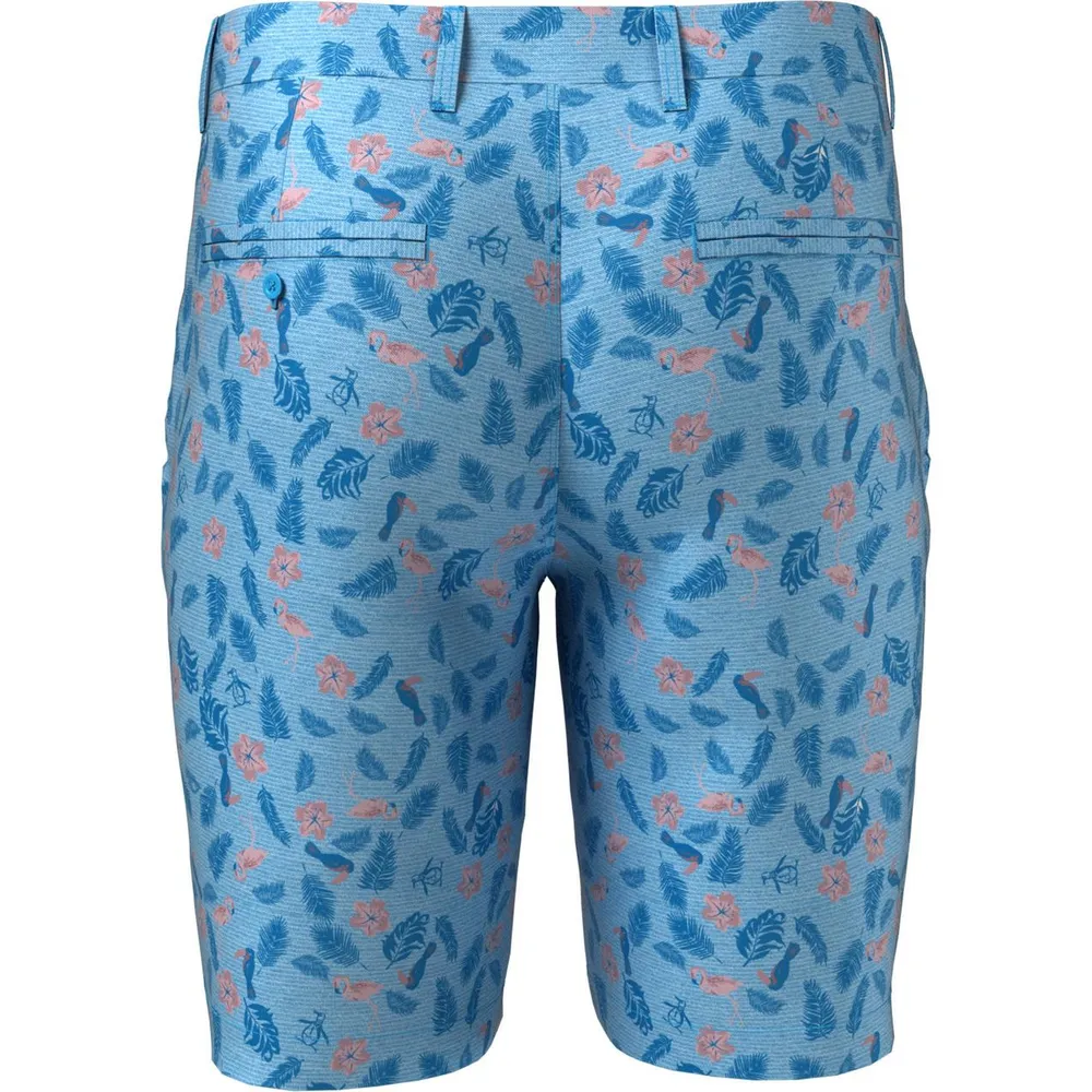 Men's Whimsical Tropical Print Short