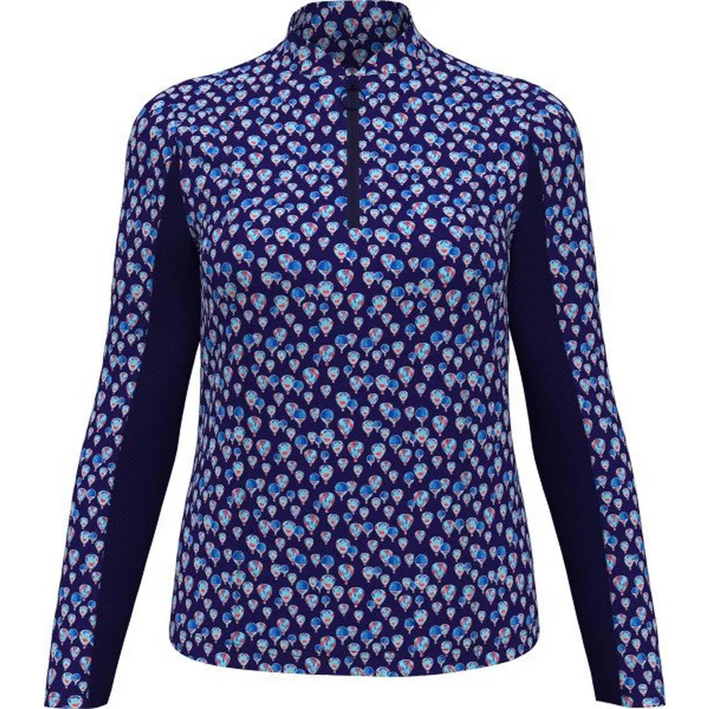 Women's Sun Protection UPF 50  Balloon Print Longsleeve Top