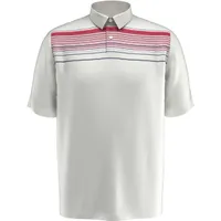 Men's Yarn Dye Energized Engineered Stripe Short Sleeve Polo