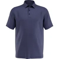 Men's Micro Print Short Sleeve Polo