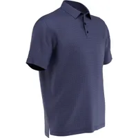 Men's Micro Print Short Sleeve Polo