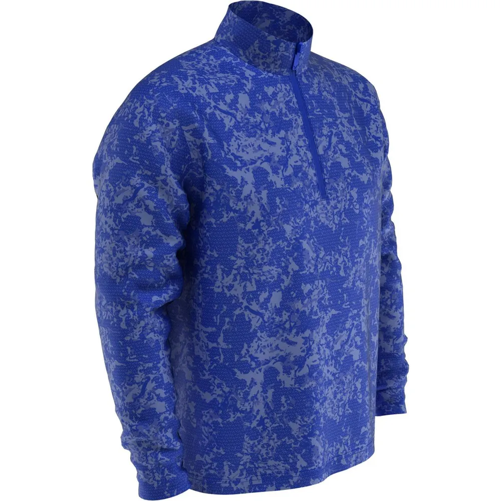 Men's Camo Printed 1/4 Zip Pullover