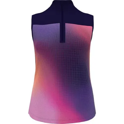 Women's Solarize Gradient Print Sleeveless Polo