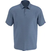 Men's All Over Chev Twill Short Sleeve Polo