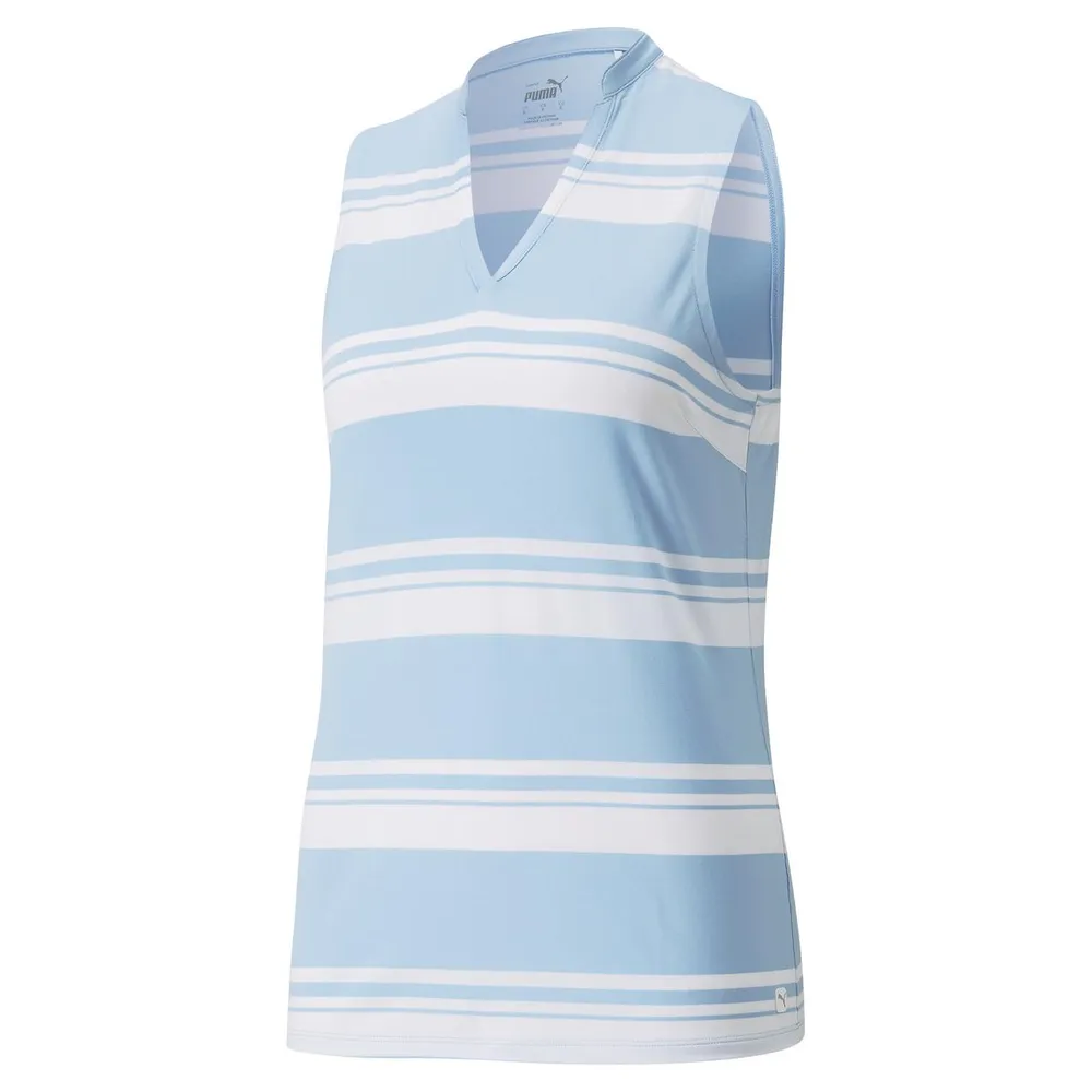 Women's Cloudspun Valley Stripe Sleeveless Polo