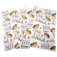 Barstool Chicago Hotdog Towel