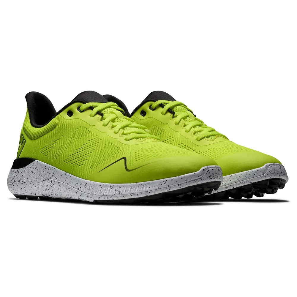 Men's Flex Citrus Glow Spikeless Golf Shoe - Green/Yellow