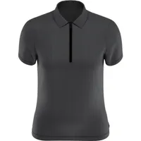 Women's Pro Spin 1/4 Zip Heather Short Sleeve Polo