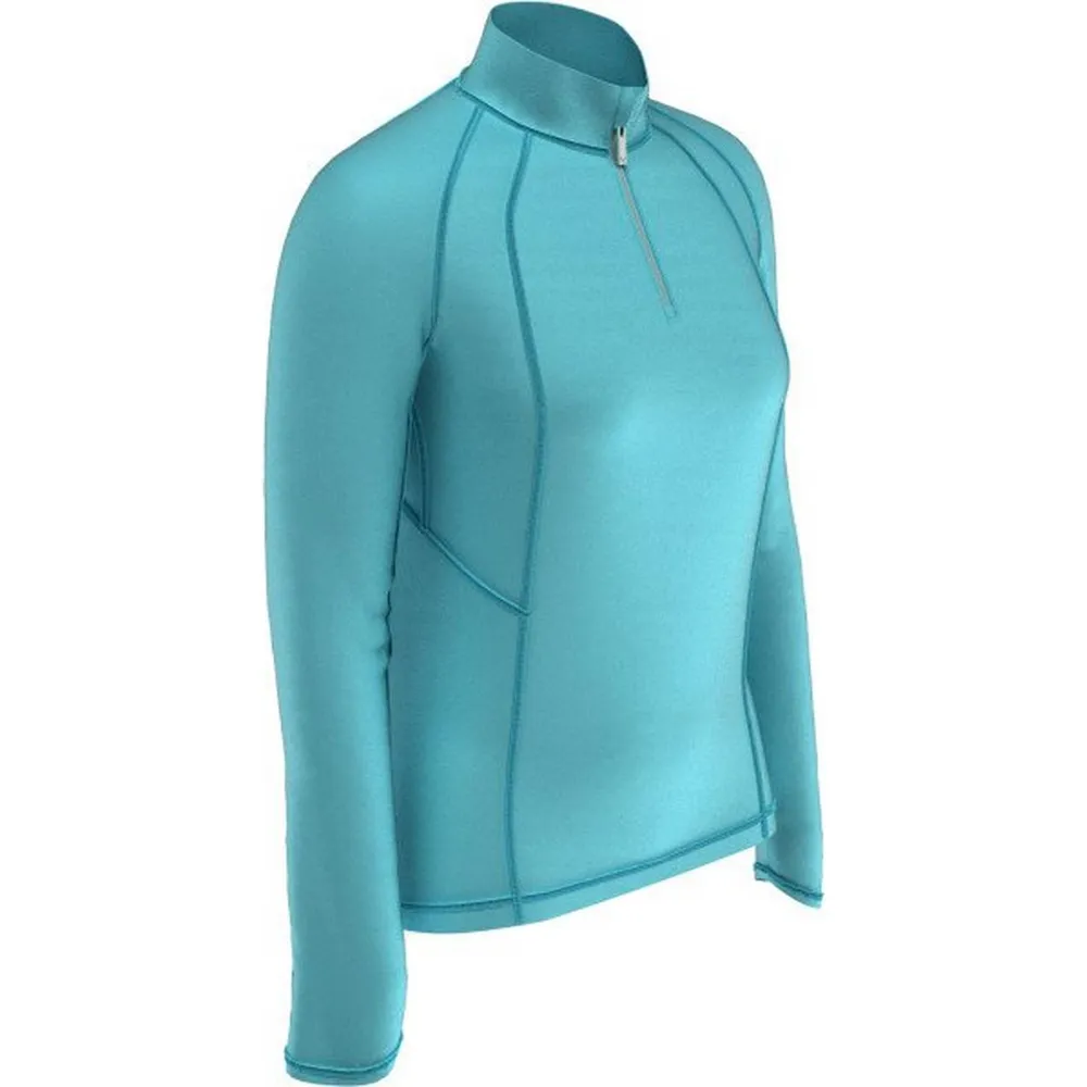 Women's Solid Sun Protection Longsleeve Top