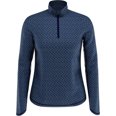 Women's Small Geo Printed Sun Protection Longsleeve Top