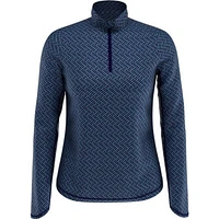 Women's Small Geo Printed Sun Protection Longsleeve Top