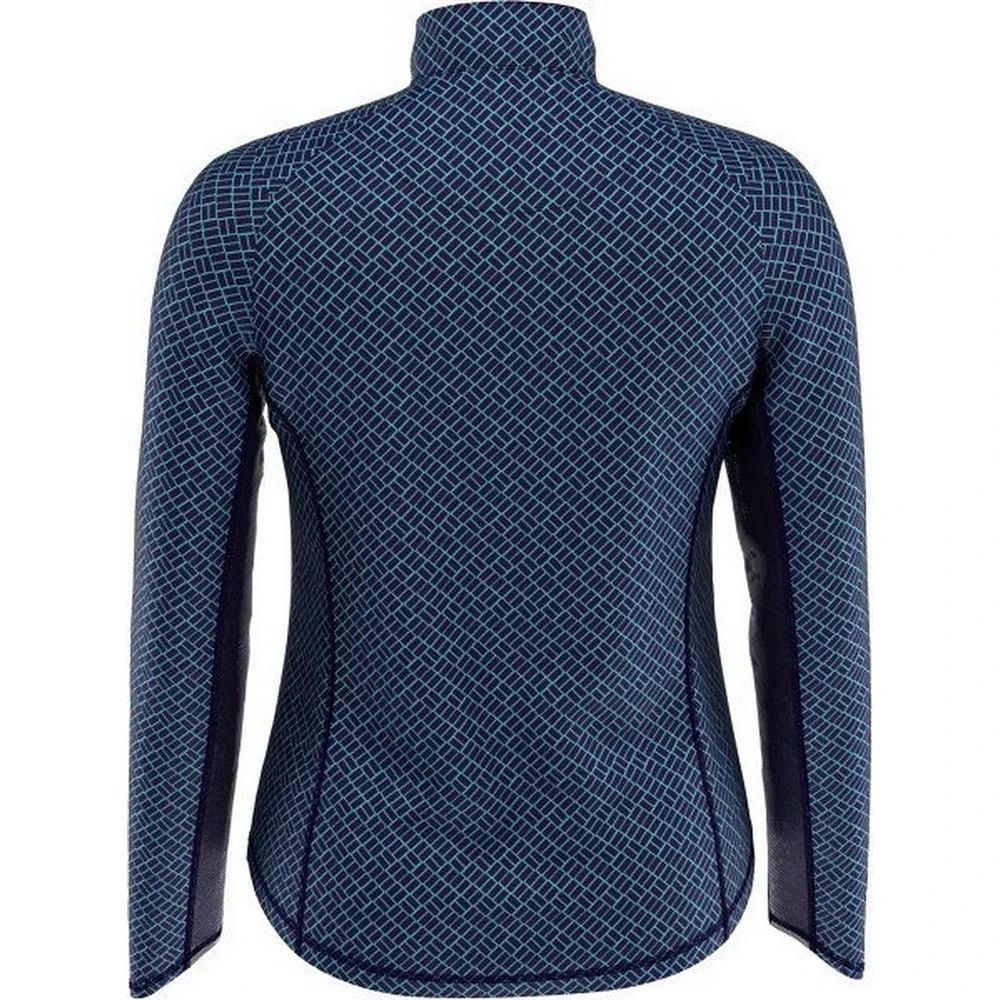 Women's Small Geo Printed Sun Protection Longsleeve Top