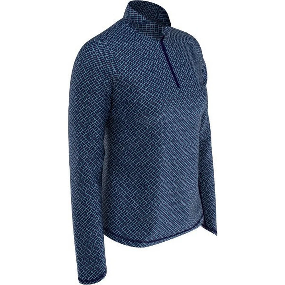 Women's Small Geo Printed Sun Protection Longsleeve Top