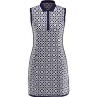 Women's Geo Printed Shirt Tail Sleeveless Dress