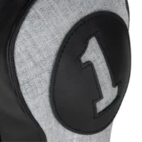 3 Panel Leather & Twill Driver Headcover