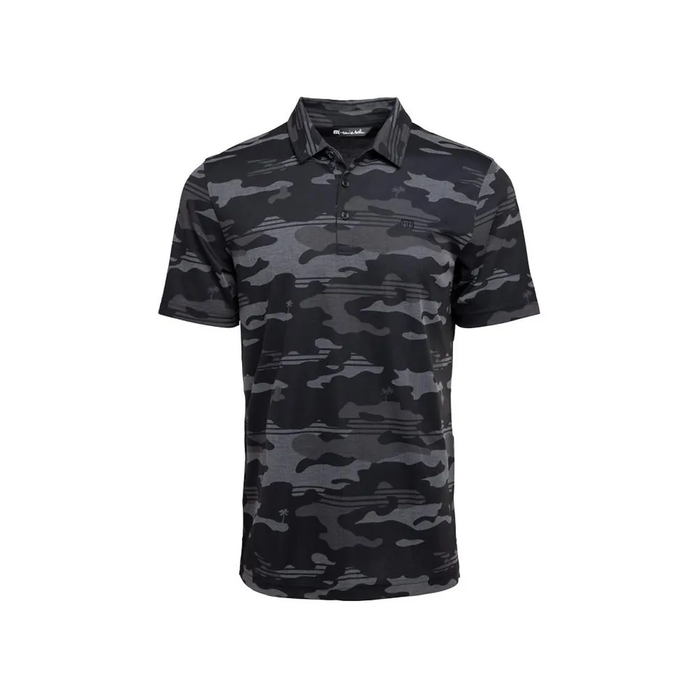 Men's Heater Camo Short Sleeve Polo