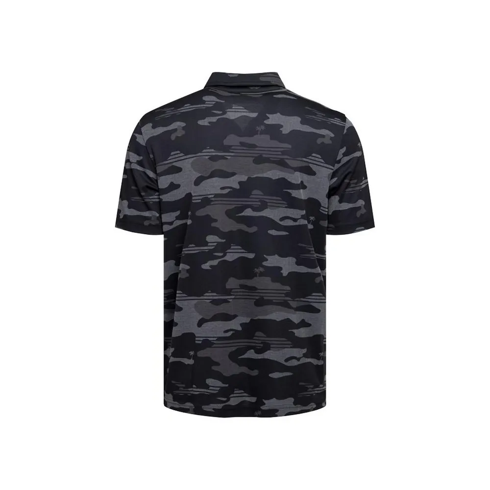 Men's Heater Camo Short Sleeve Polo