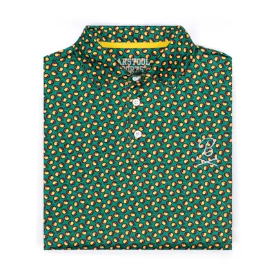 Men's Georgia Peach Printed Short Sleeve Polo