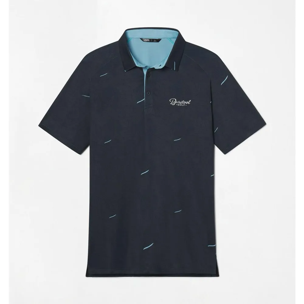 Men's Barstool Golf Jungle Short Sleeve Polo