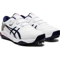 Men's Gel Duo Boa Spiked Golf Shoe-White/Navy/Grey