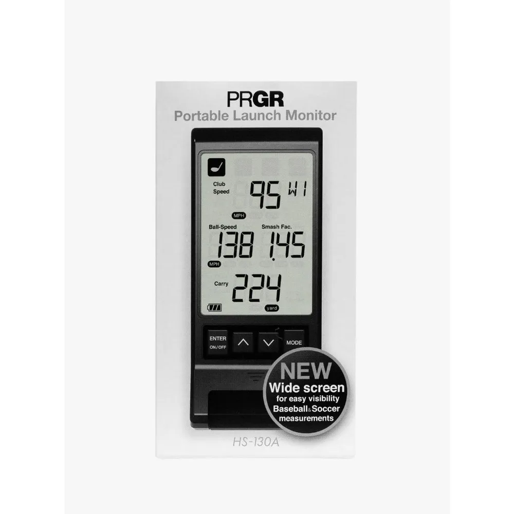 PRGR Radar Portable Launch Monitor