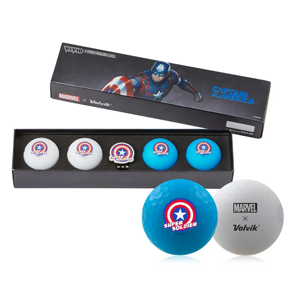 Marvel Vivid 2.0 4 Pack Gift Set Golf Balls